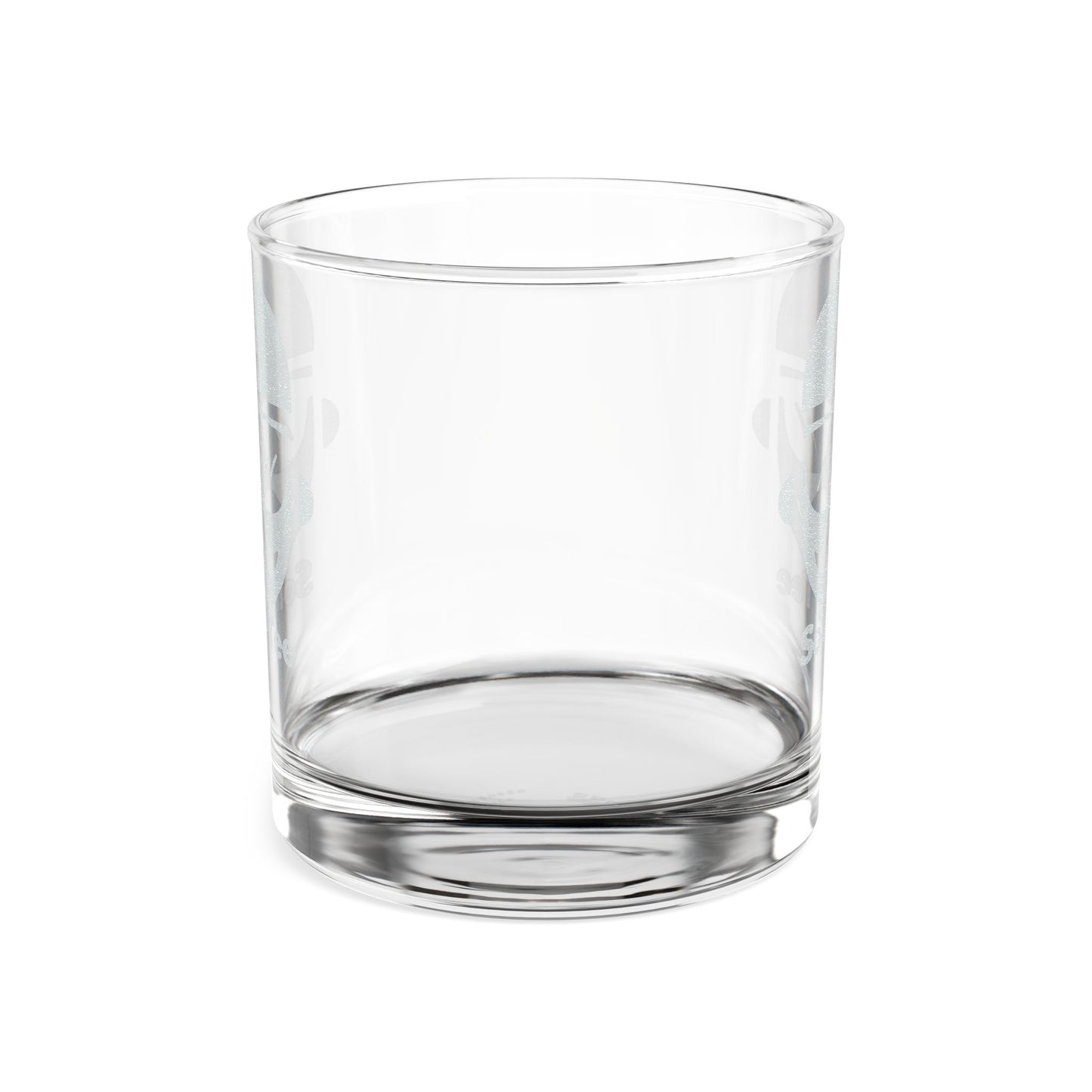 Engraved Whiskey Glass 10.5oz — Personalized Gentleman's Mustache Design Printify