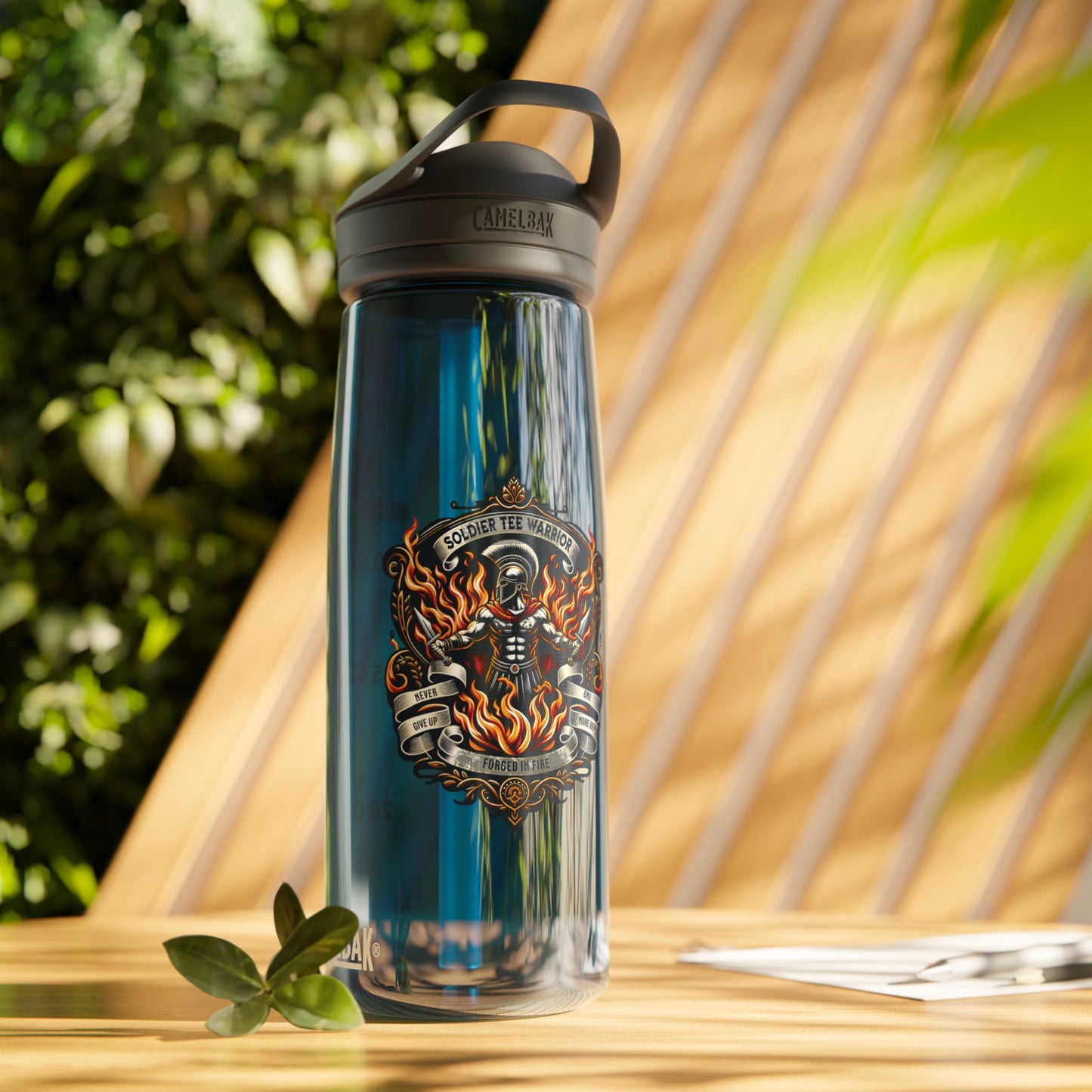 "Soldier Tee Hydration" CamelBak Eddy® Water Bottle, 25oz Printify