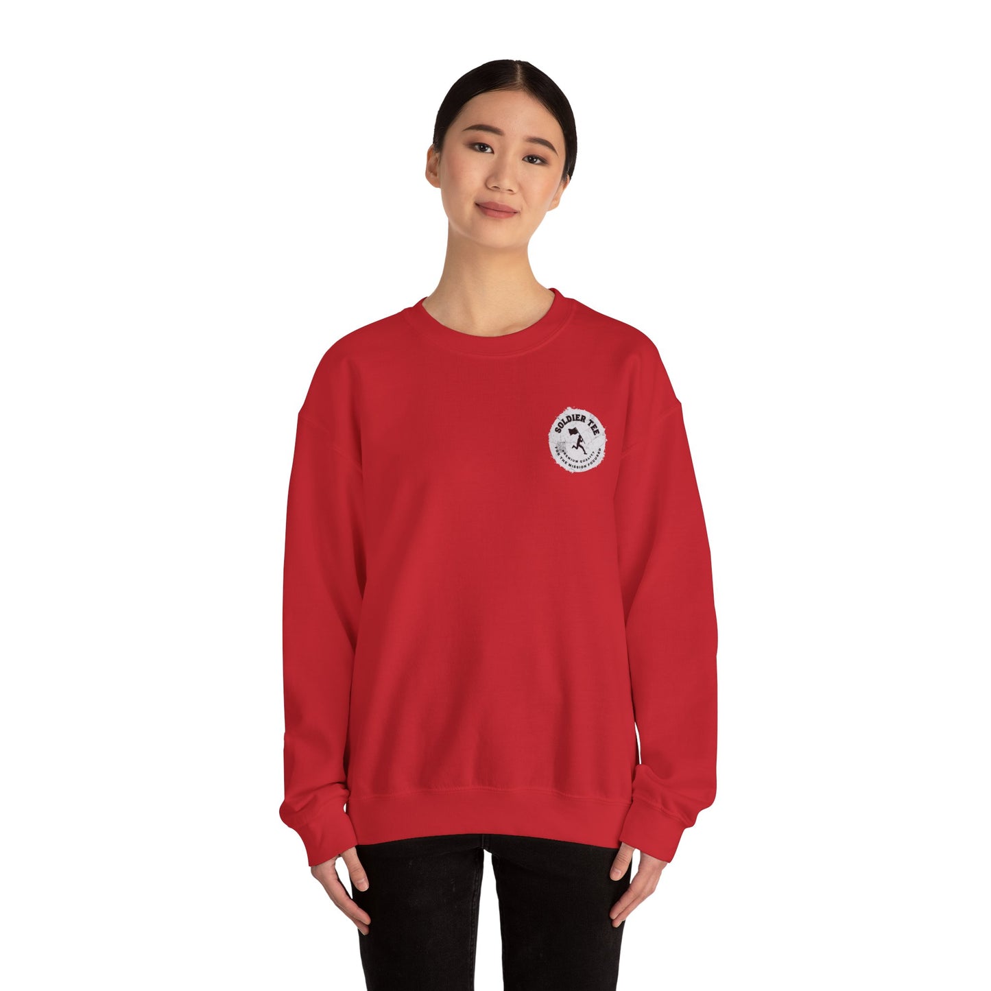 Crewneck Sweatshirt - 'New Mission' Soldier Gathering Theme