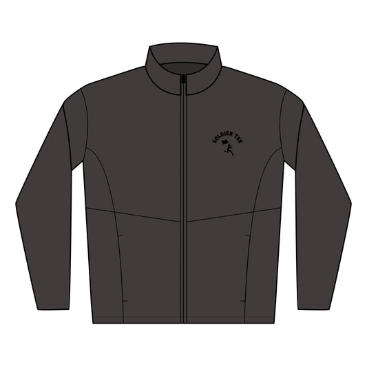 Embroidered Soft Shell Jacket — 'Volunteer Tour' Lightweight Men's Outerwear Printify