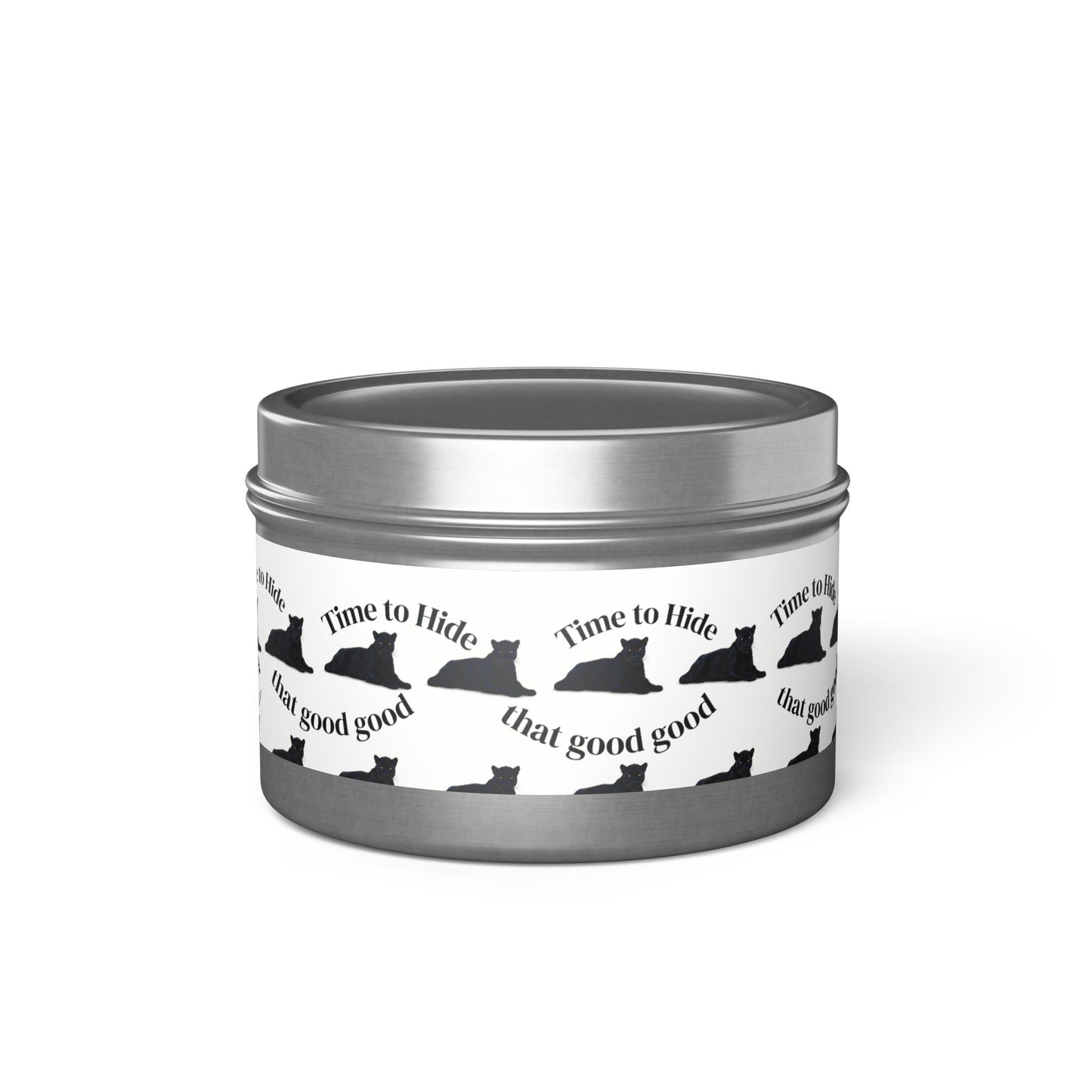 The S*x Panther — "Time to Hide That Good Good" Scented Candle for Halloween & Gothic Decor Printify