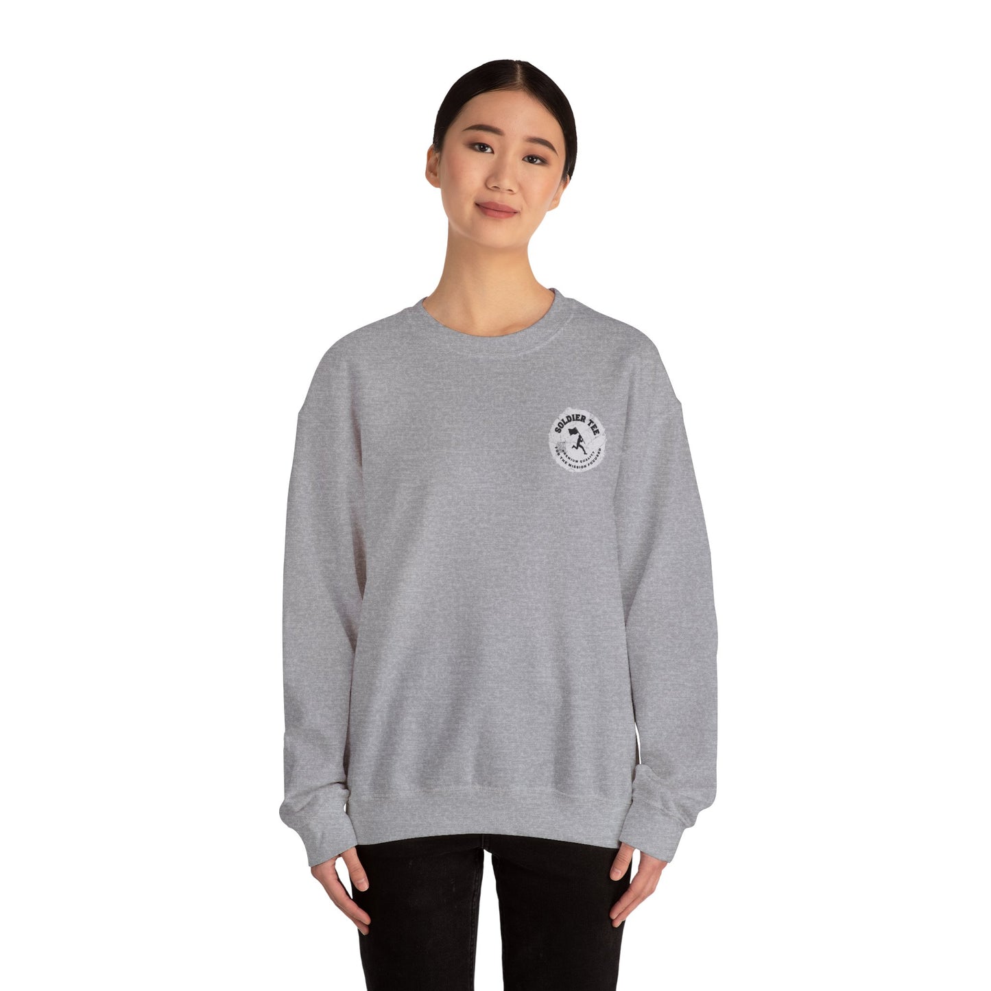 Crewneck Sweatshirt - 'New Mission' Soldier Gathering Theme