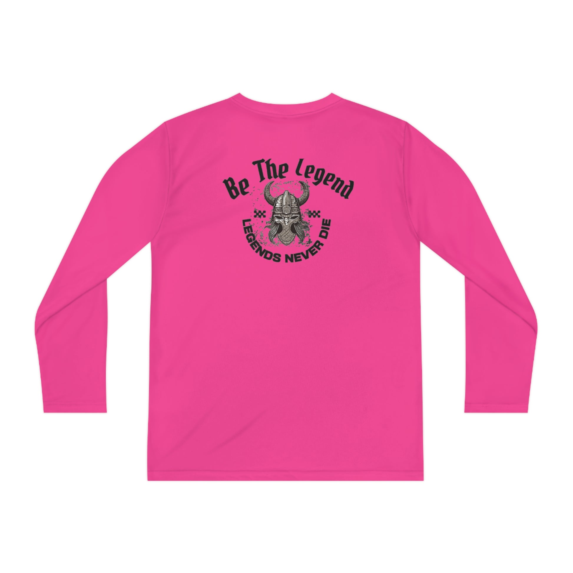 Youth Long Sleeve Competitor Tee - "Legends Never Die" The Bee Berry Printify