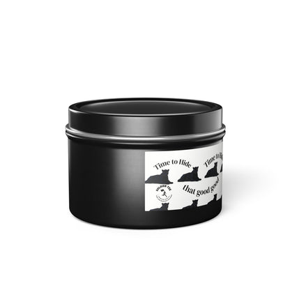 The S*x Panther — "Time to Hide That Good Good" Scented Candle for Halloween & Gothic Decor Printify