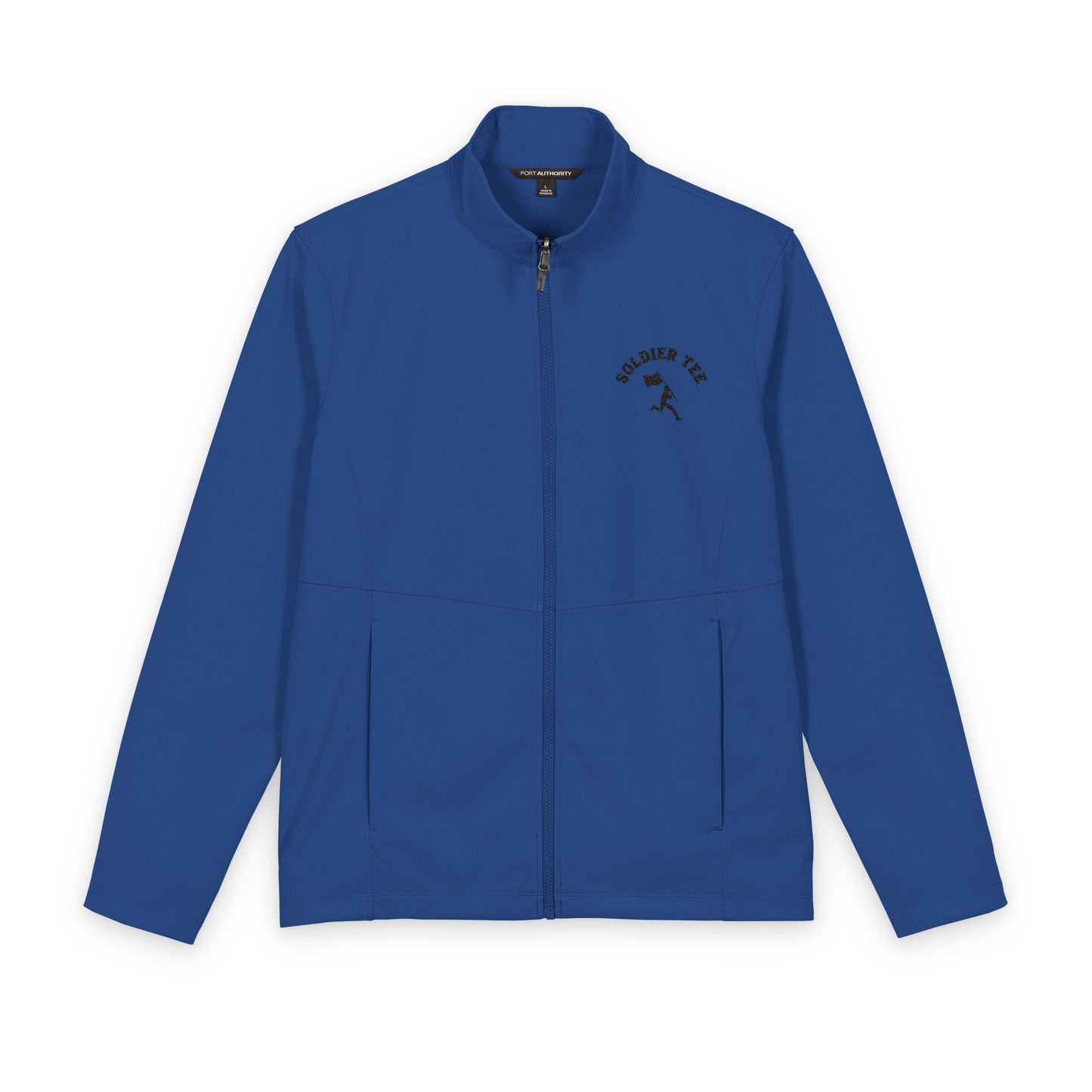 Embroidered Soft Shell Jacket — 'Volunteer Tour' Lightweight Men's Outerwear Printify