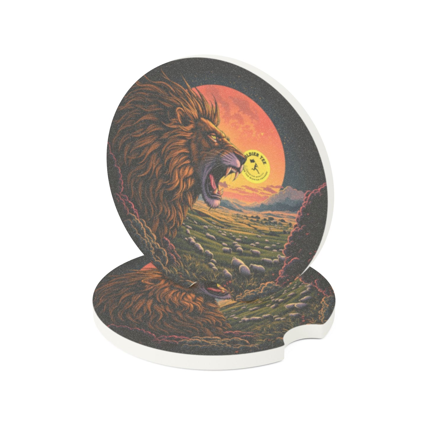 "Freedom" Soapstone Car Coaster