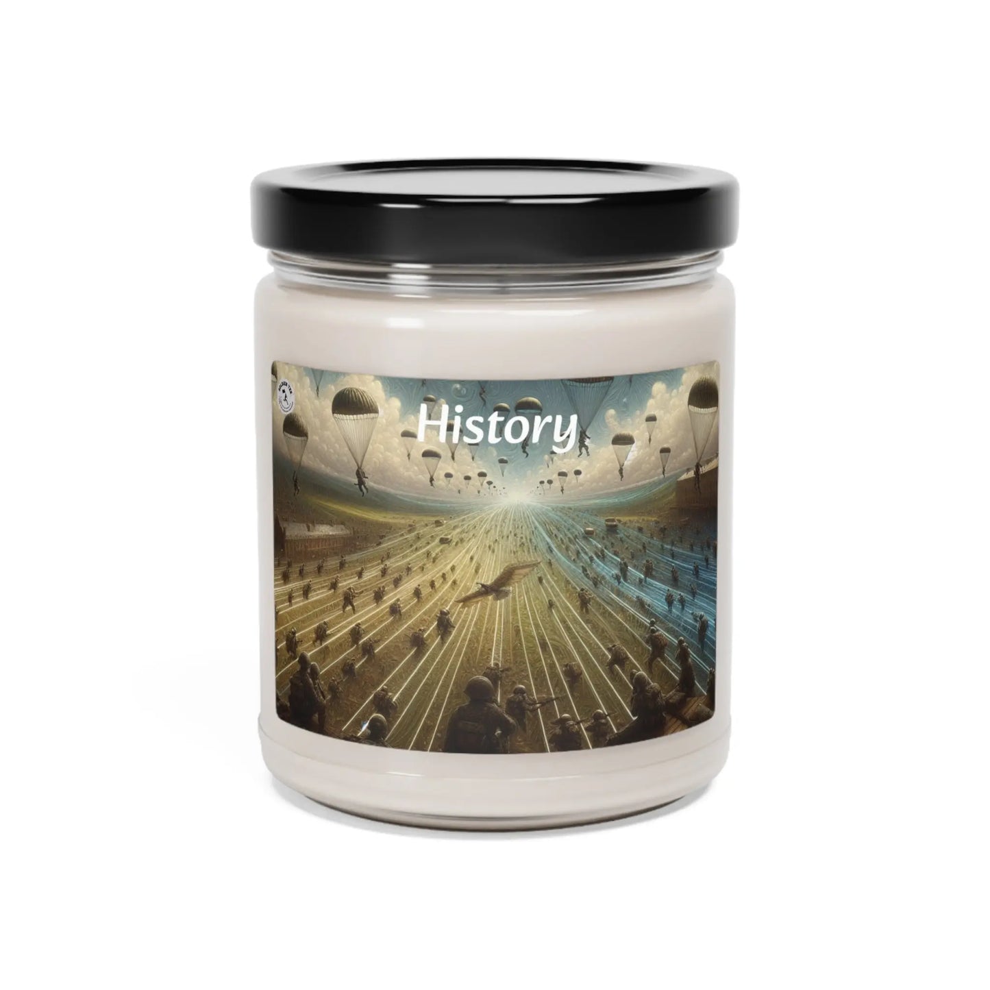 Airborne Legacy Scented Soy Candle, 9oz Printify