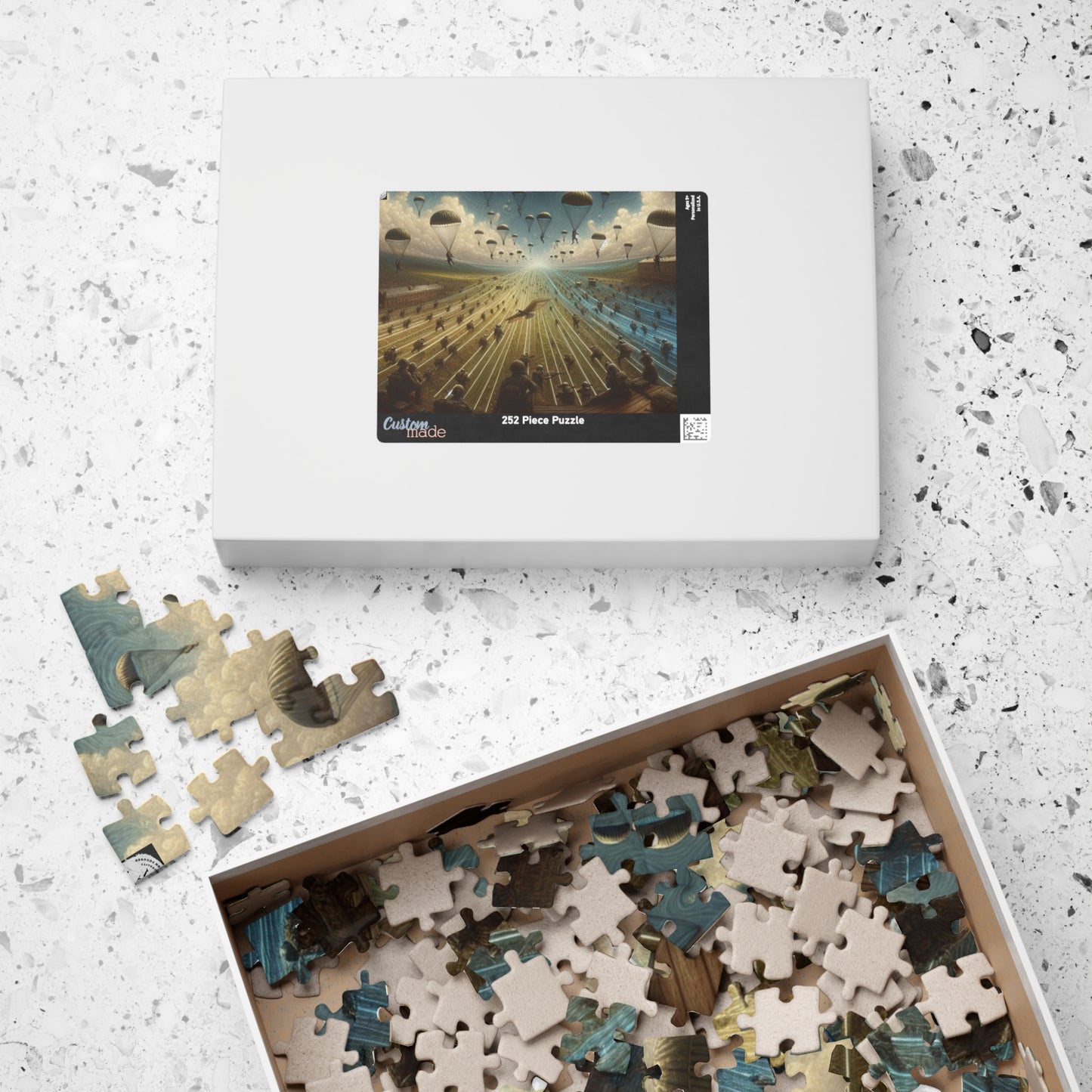 The "Airborne" Puzzle (110, 252, 520, 1014-piece) Printify