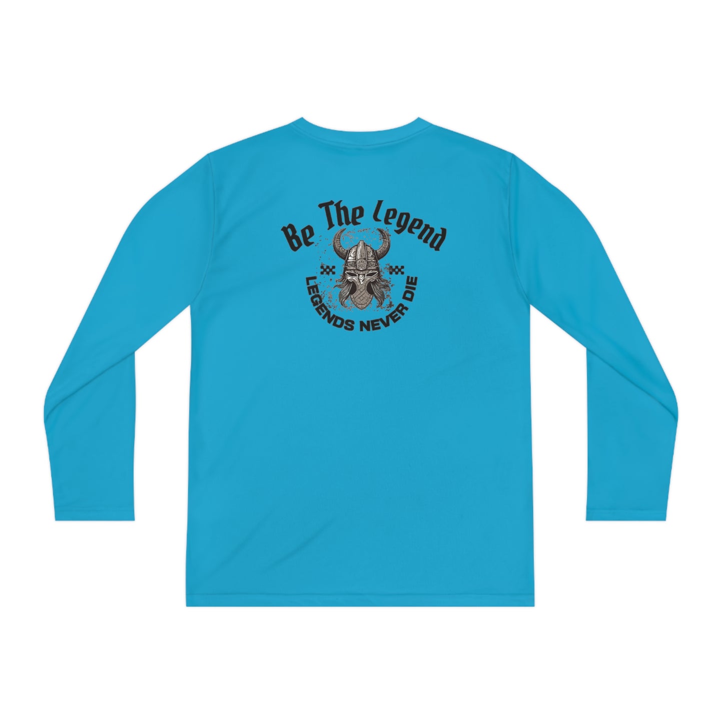 Youth Long Sleeve Competitor Tee - "Legends Never Die" The Bee Berry Printify