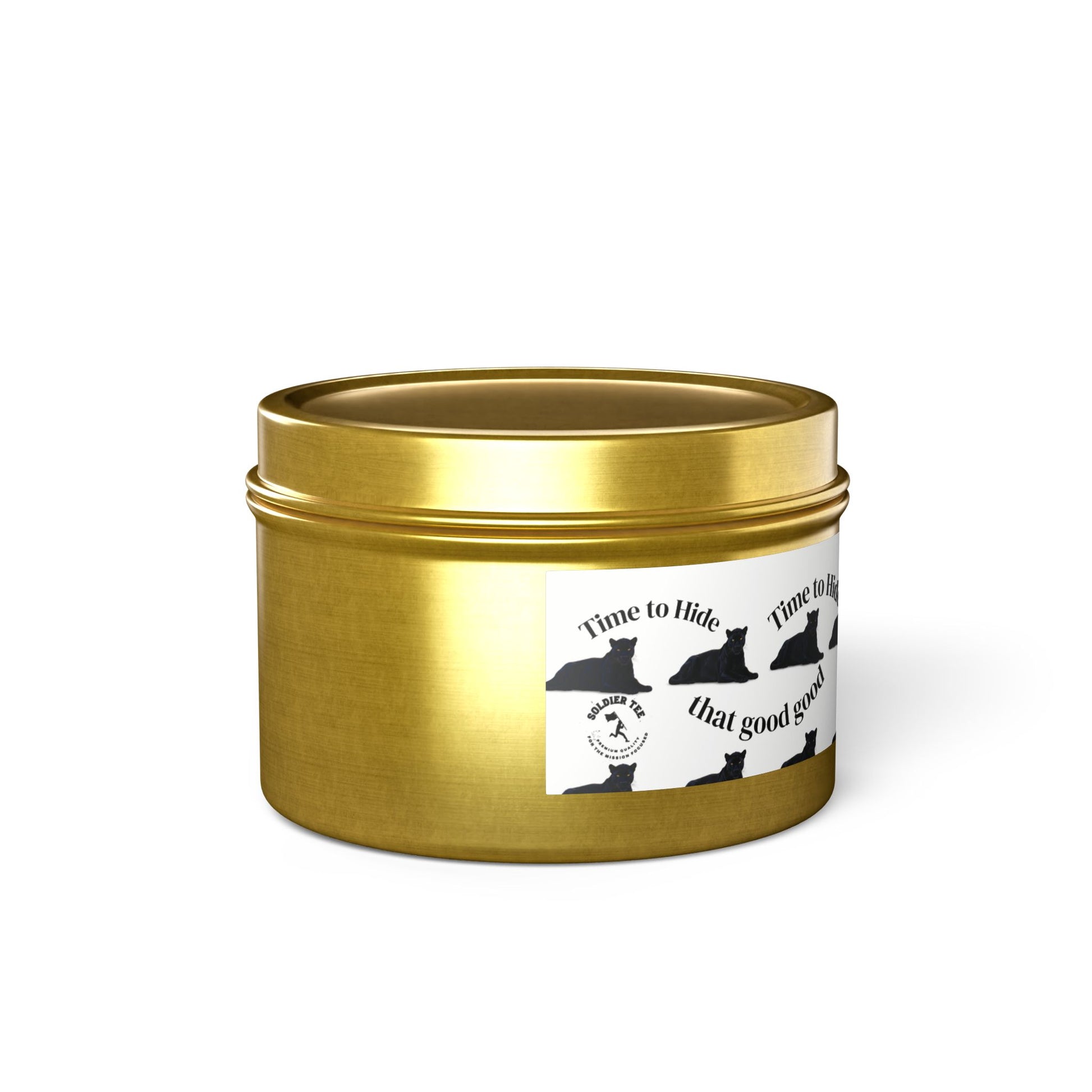 The S*x Panther — "Time to Hide That Good Good" Scented Candle for Halloween & Gothic Decor Printify