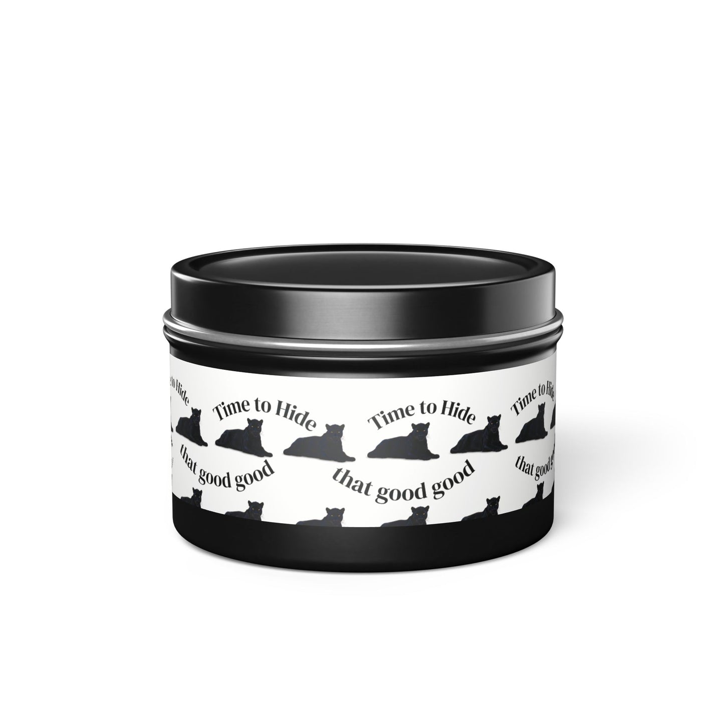 The S*x Panther — "Time to Hide That Good Good" Scented Candle for Halloween & Gothic Decor Printify