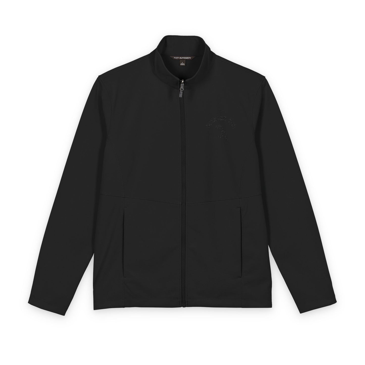 Embroidered Soft Shell Jacket — 'Volunteer Tour' Lightweight Men's Outerwear Printify