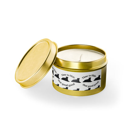 The S*x Panther — "Time to Hide That Good Good" Scented Candle for Halloween & Gothic Decor Printify