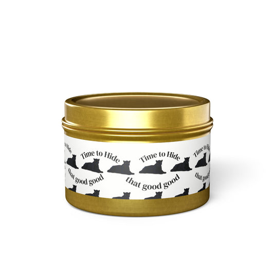 The S*x Panther — "Time to Hide That Good Good" Scented Candle for Halloween & Gothic Decor Printify