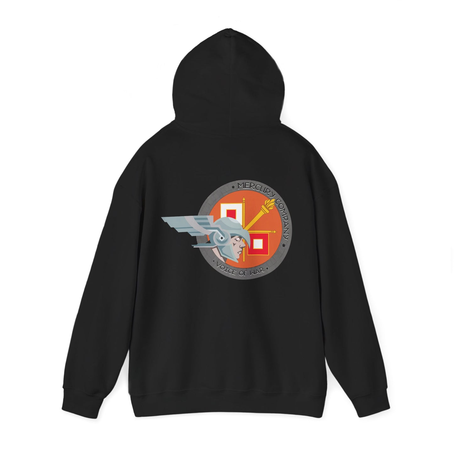 Arctic Airborne Signal Company Hooded Sweatshirt - 'Voice of War' Design