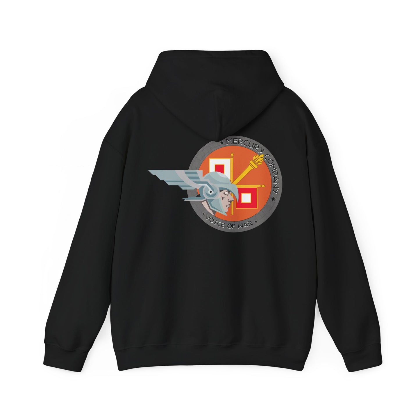 Arctic Airborne Signal Company Hooded Sweatshirt - 'Voice of War' Design