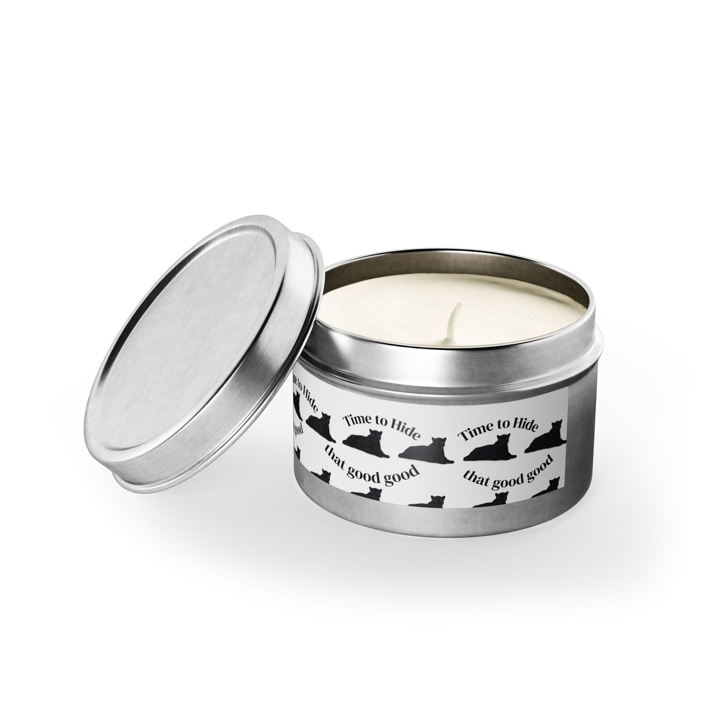 The S*x Panther — "Time to Hide That Good Good" Scented Candle for Halloween & Gothic Decor Printify
