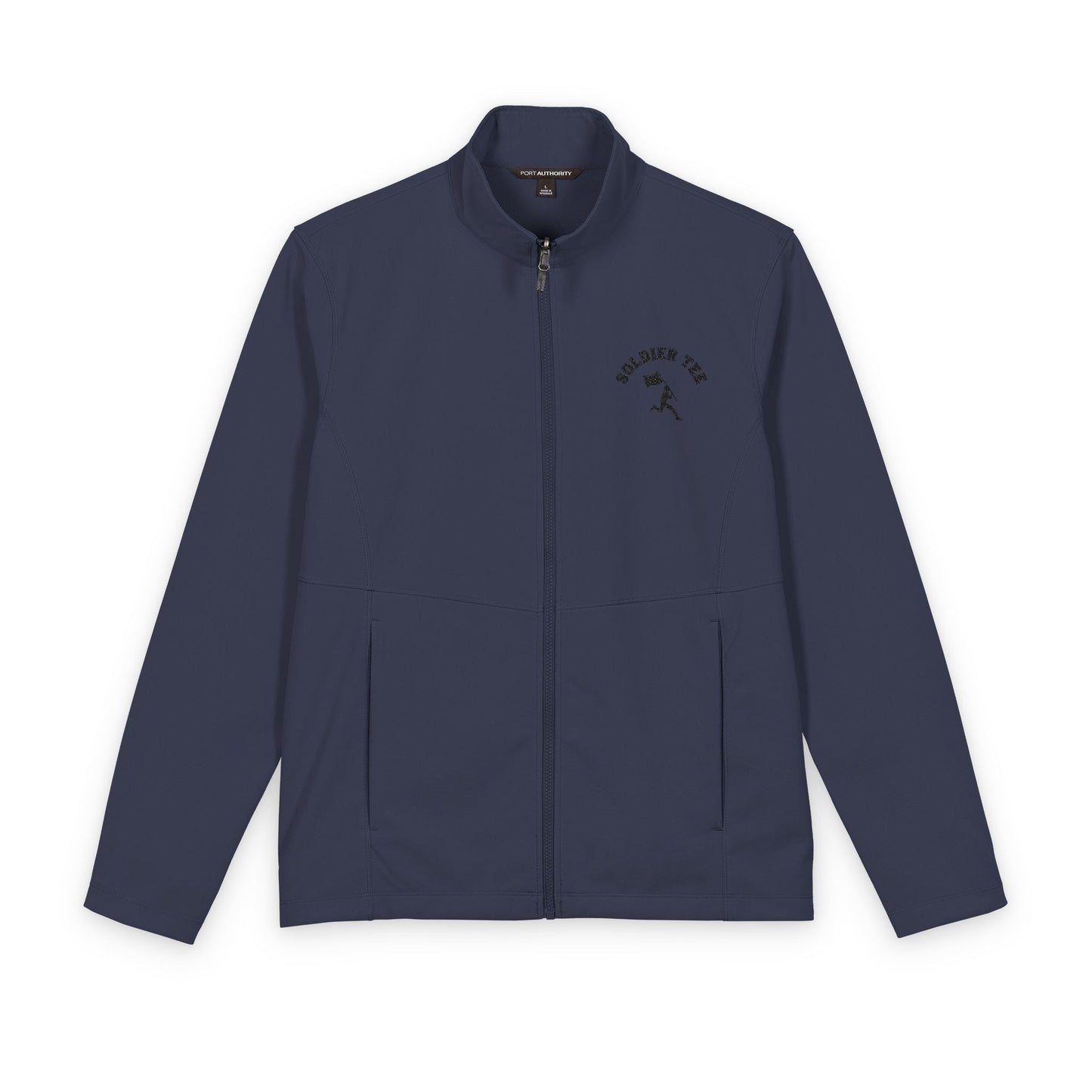 Embroidered Soft Shell Jacket — 'Volunteer Tour' Lightweight Men's Outerwear Printify