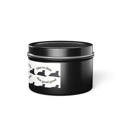 The S*x Panther — "Time to Hide That Good Good" Scented Candle for Halloween & Gothic Decor Printify