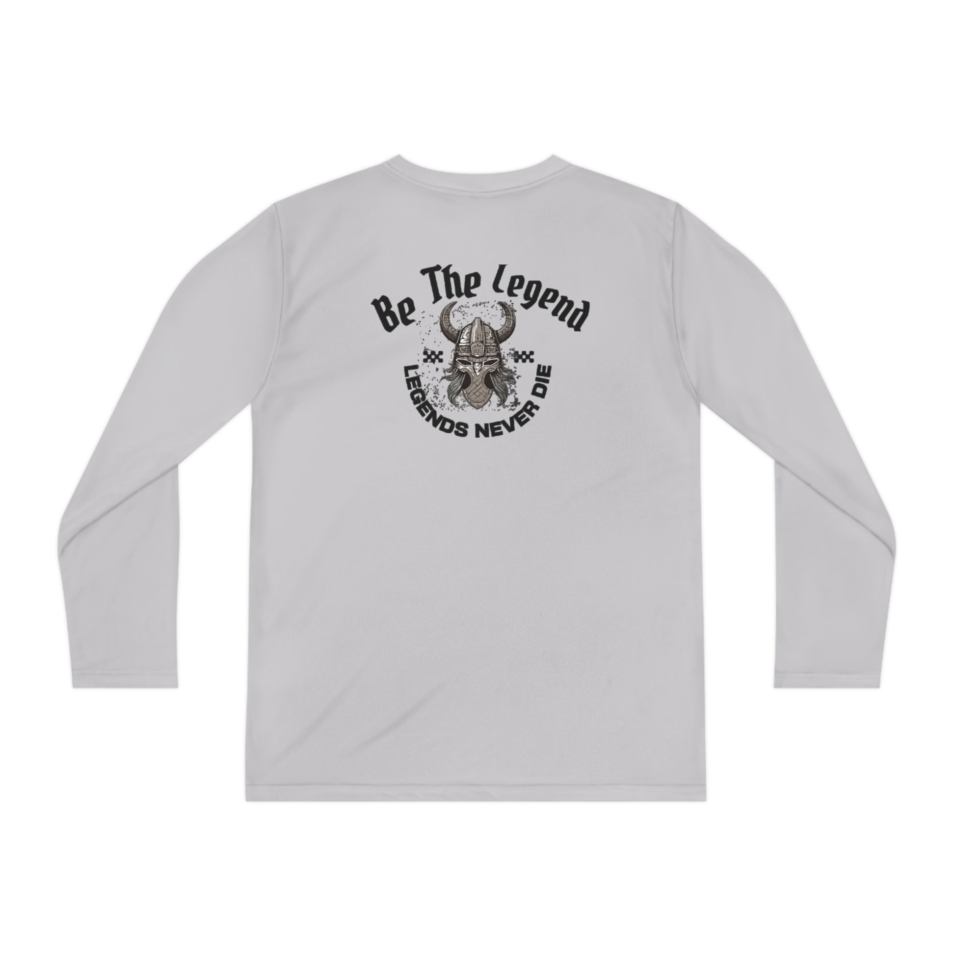 Youth Long Sleeve Competitor Tee - "Legends Never Die" The Bee Berry Printify