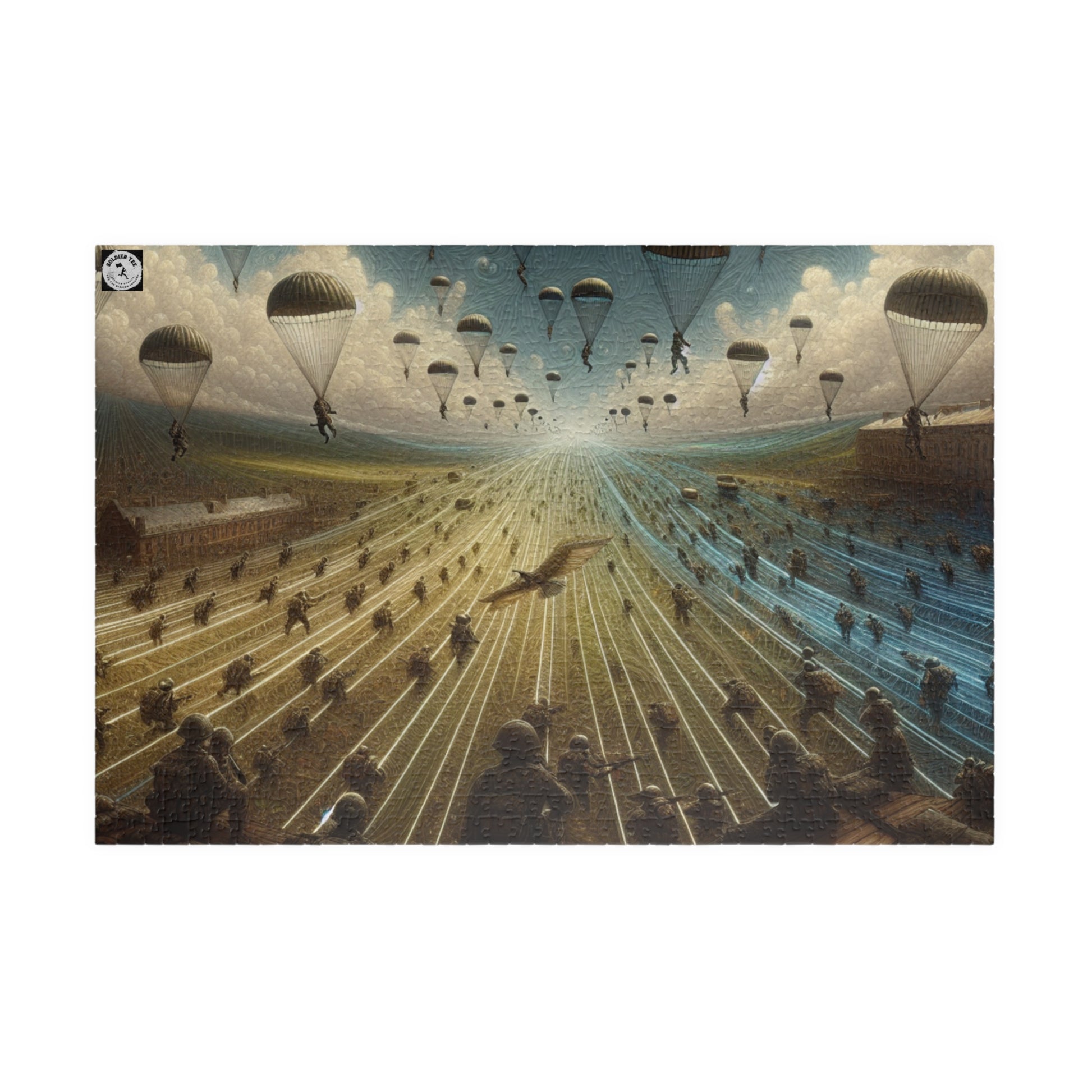 The "Airborne" Puzzle (110, 252, 520, 1014-piece) Printify