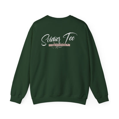 Crewneck Sweatshirt - 'New Mission' Soldier Gathering Theme
