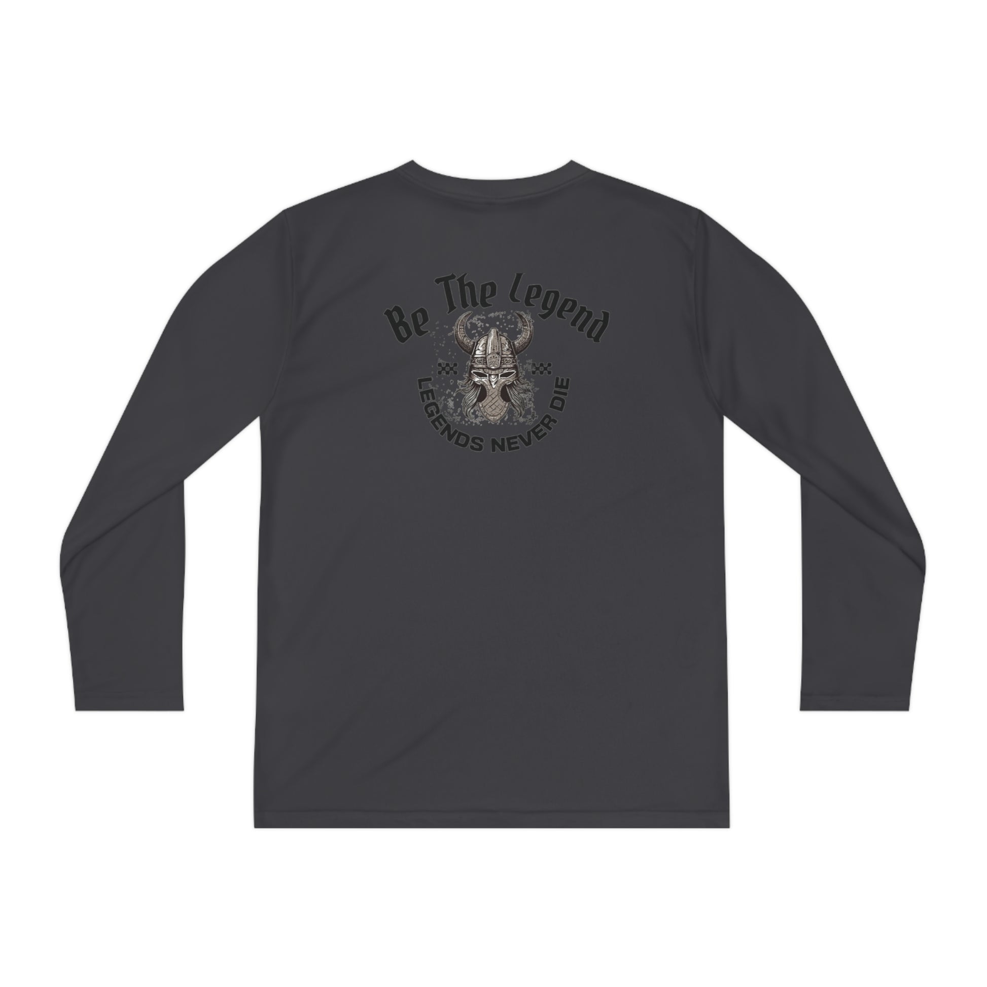 Youth Long Sleeve Competitor Tee - "Legends Never Die" The Bee Berry Printify