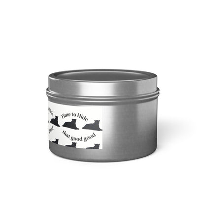 The S*x Panther — "Time to Hide That Good Good" Scented Candle for Halloween & Gothic Decor Printify