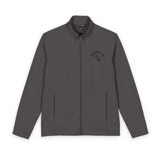 Embroidered Soft Shell Jacket — 'Volunteer Tour' Lightweight Men's Outerwear Printify