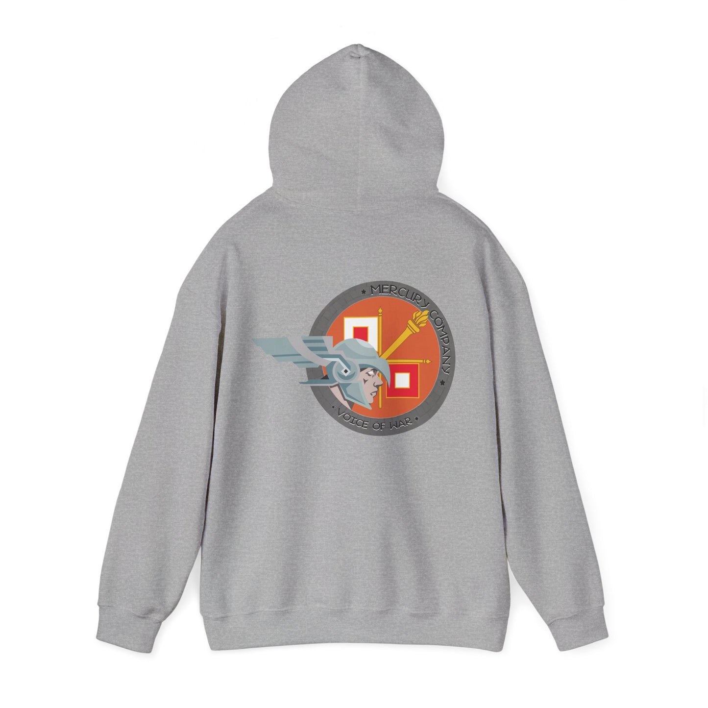 Arctic Airborne Signal Company Hooded Sweatshirt - 'Voice of War' Design