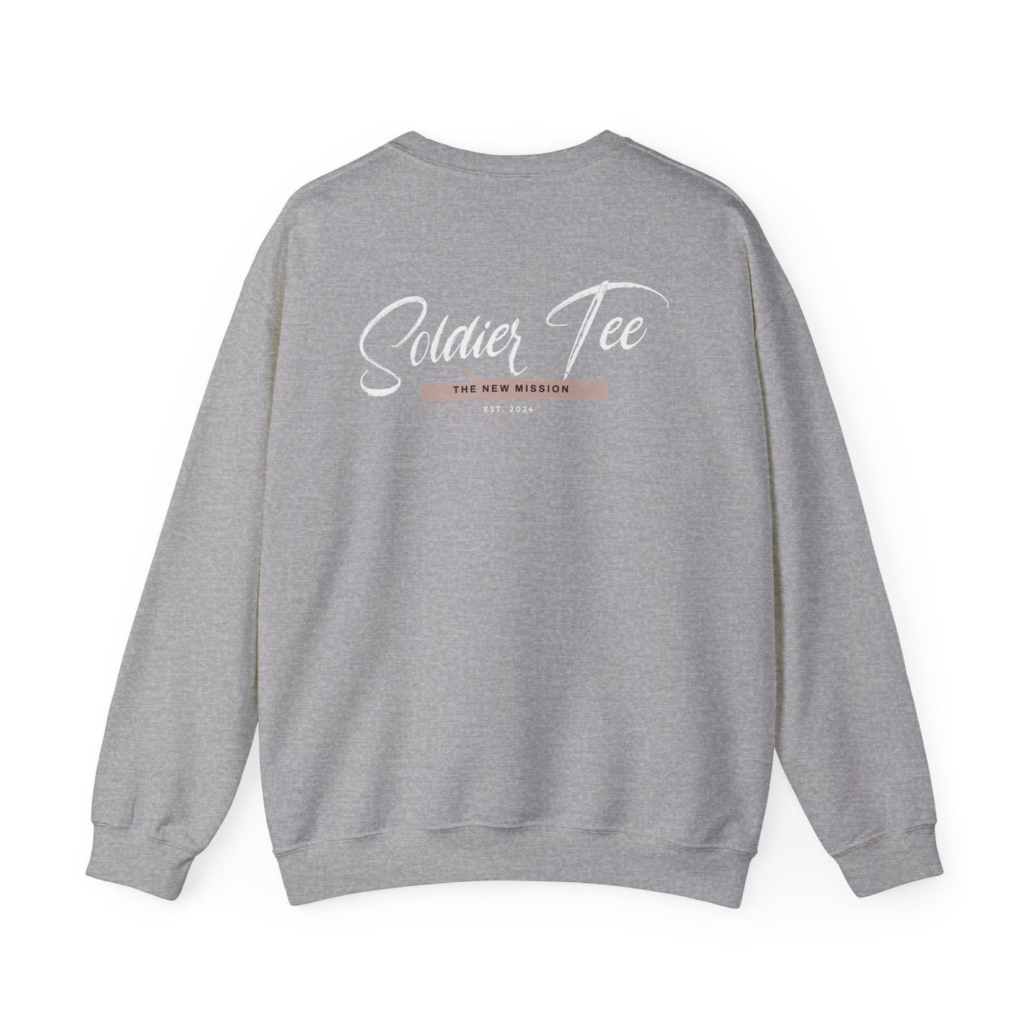 Crewneck Sweatshirt - 'New Mission' Soldier Gathering Theme