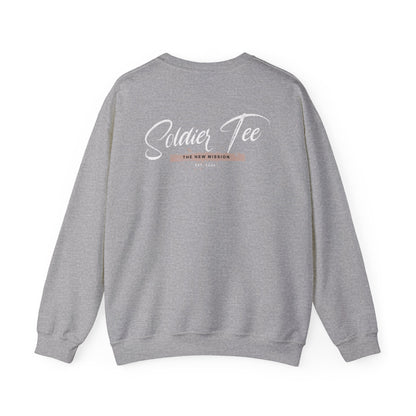 Crewneck Sweatshirt - 'New Mission' Soldier Gathering Theme