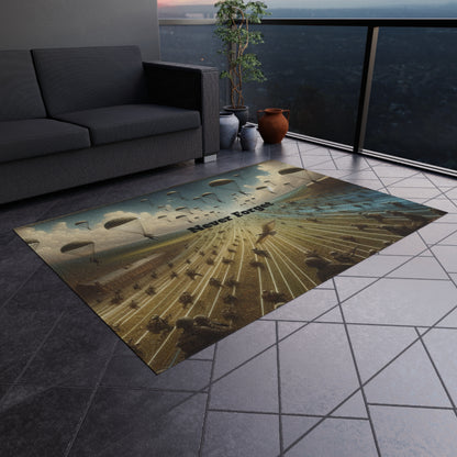 "Never Forget" Outdoor Rug Printify