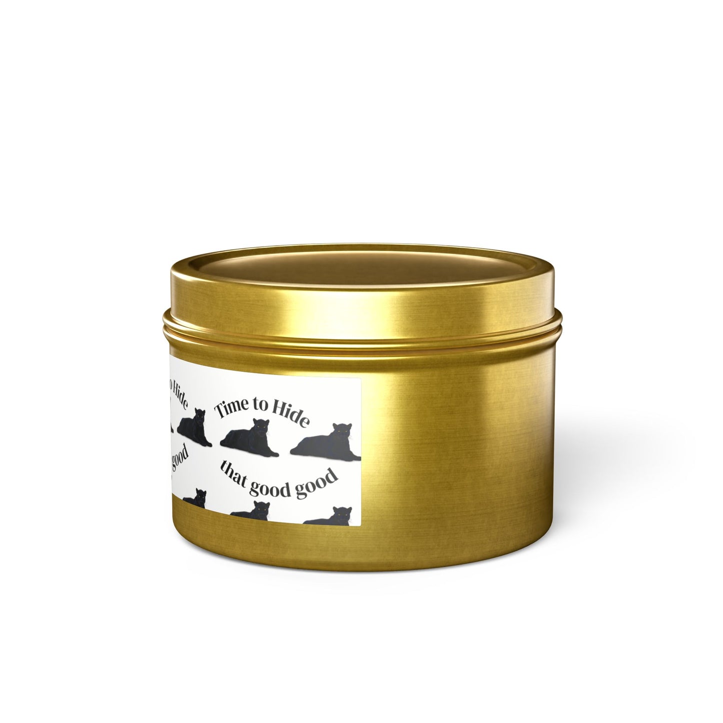The S*x Panther — "Time to Hide That Good Good" Scented Candle for Halloween & Gothic Decor Printify