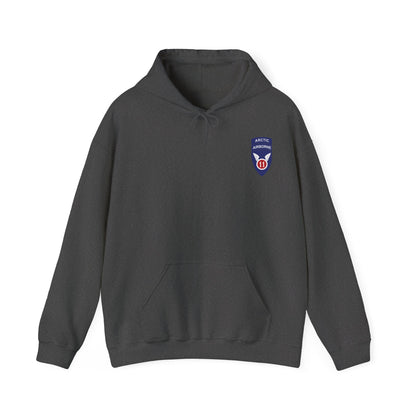 Arctic Airborne Signal Company Hooded Sweatshirt - 'Voice of War' Design