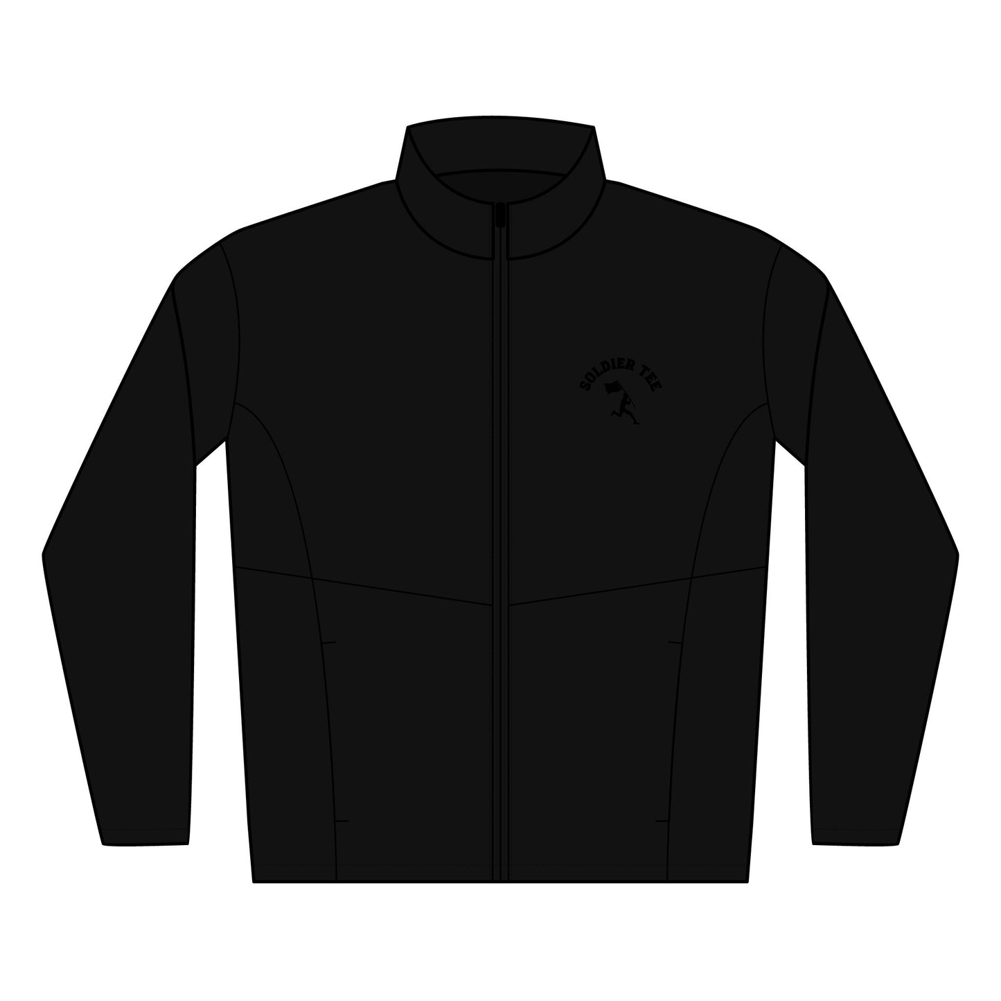 Embroidered Soft Shell Jacket — 'Volunteer Tour' Lightweight Men's Outerwear Printify