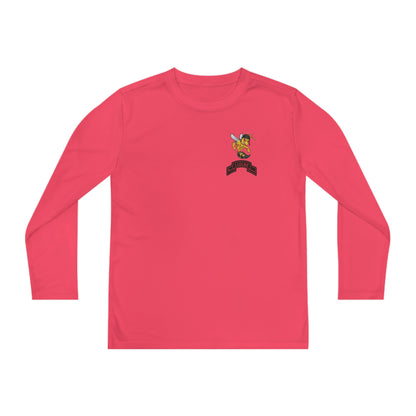 Youth Long Sleeve Competitor Tee - "Legends Never Die" The Bee Berry Printify