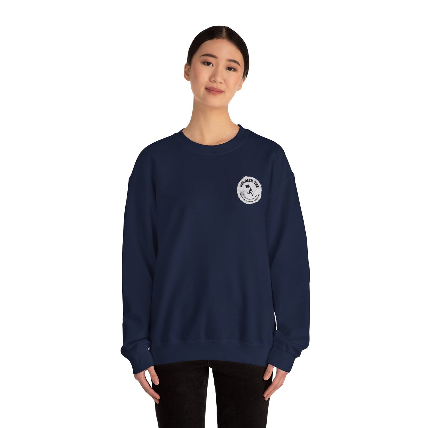 Crewneck Sweatshirt - 'New Mission' Soldier Gathering Theme
