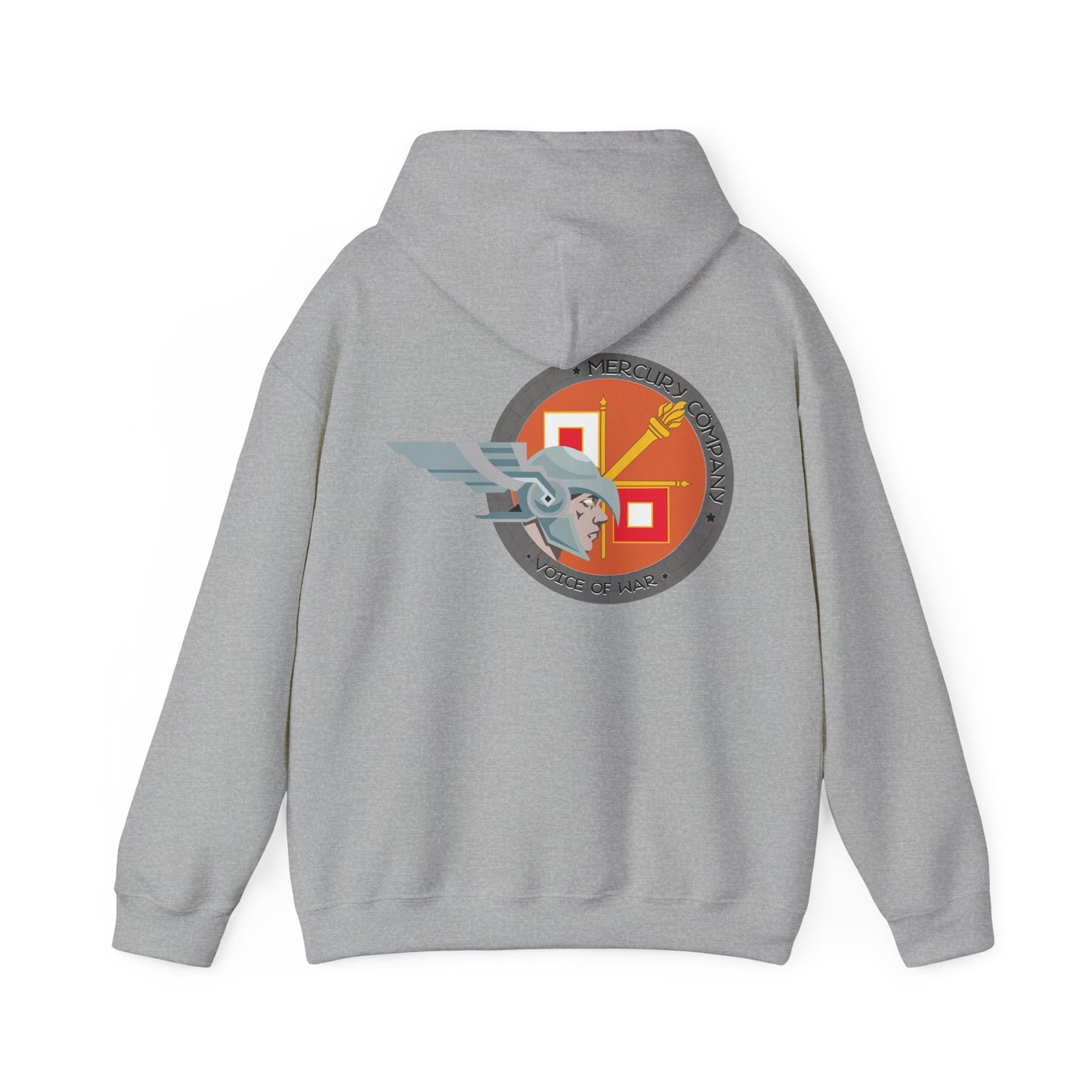 Arctic Airborne Signal Company Hooded Sweatshirt - 'Voice of War' Design